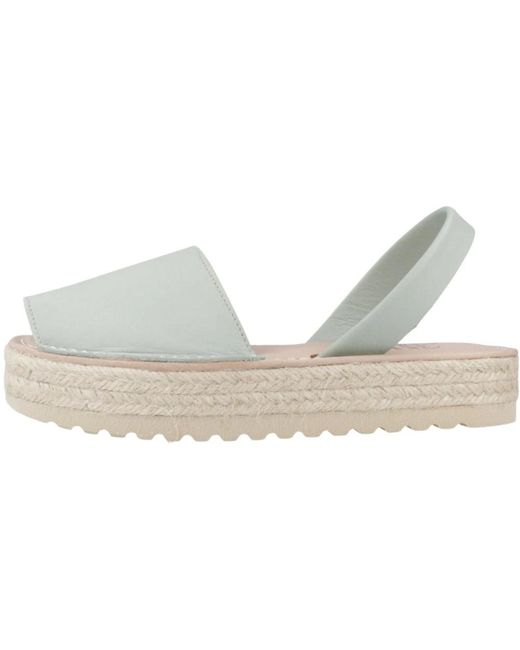 Frailera White Irene Sandalia Plataforma 2 Cuerdas