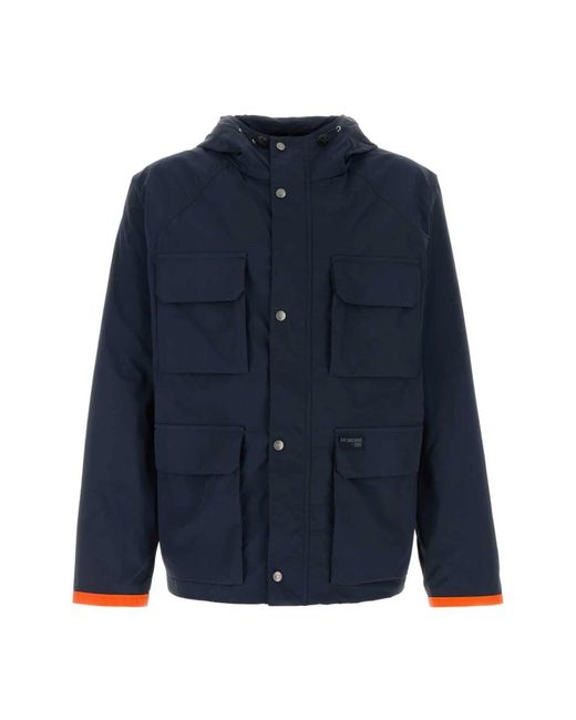 Fay Jassen ,Blauw ,Nylon Windbreaker Jacket in het Blue voor heren
