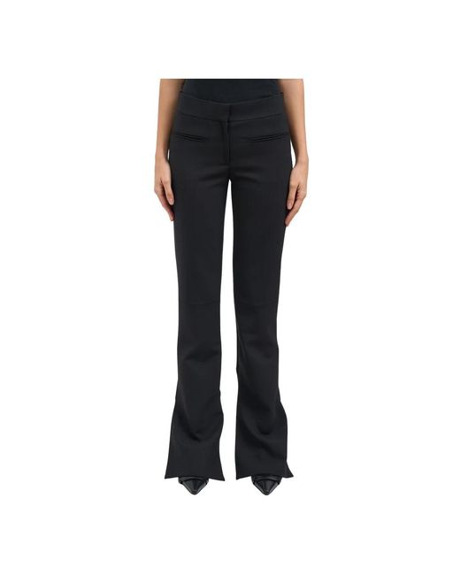 Courreges Black Wide Trousers