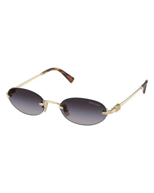 Miu Miu Metallic Sunglasses