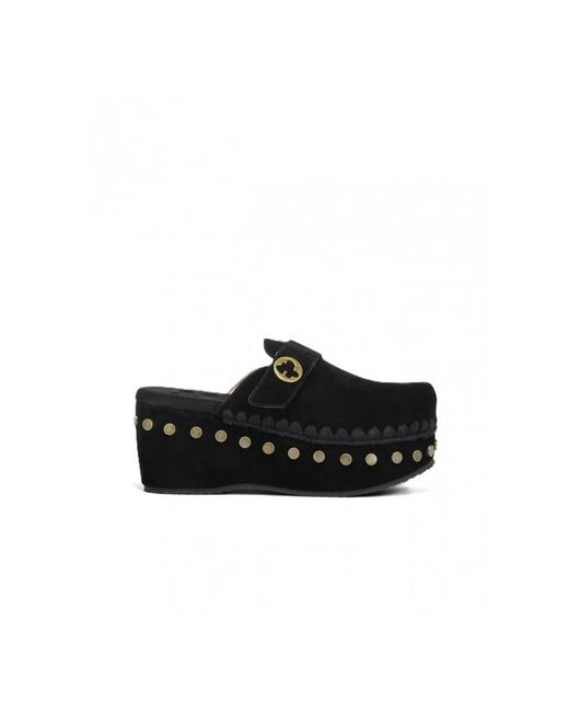Mou Black Sommer Clogs
