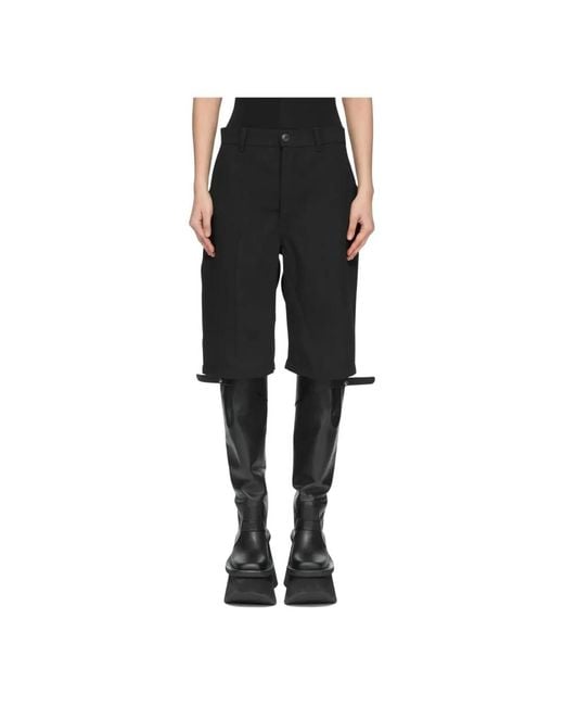 Rick Owens Werkshort in het Black