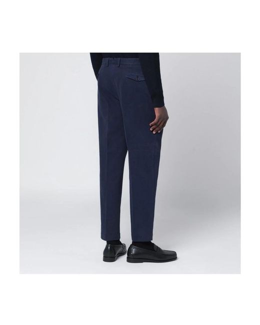 Santaniello Blue Suit Trousers for men