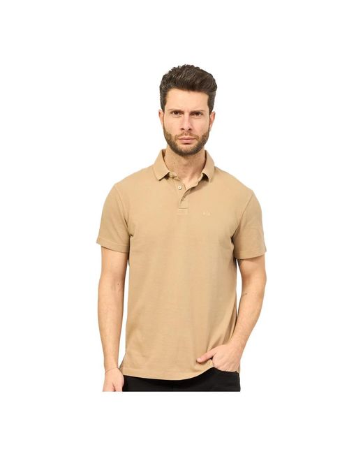 Armani Exchange Natural Polo Shirts for men