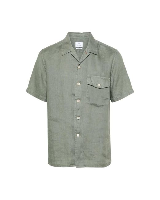 Paul Smith Green Short Sleeve Shirts for men