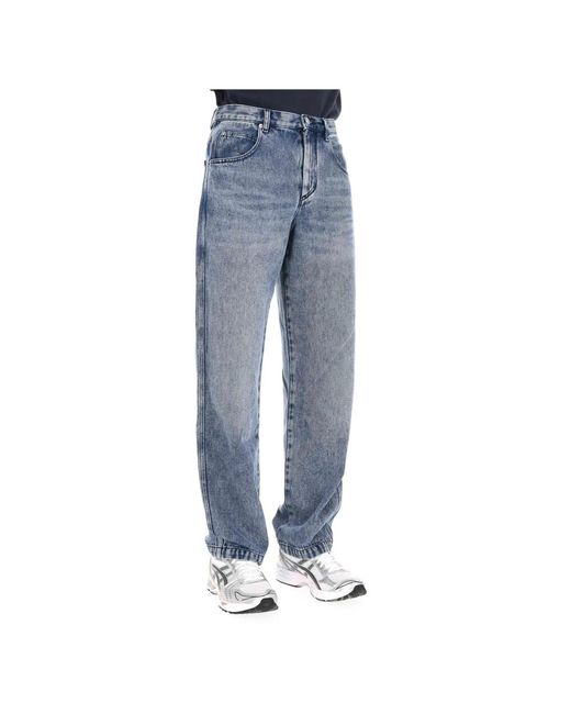 Isabel Marant Blue Loose Fit Jeans for men