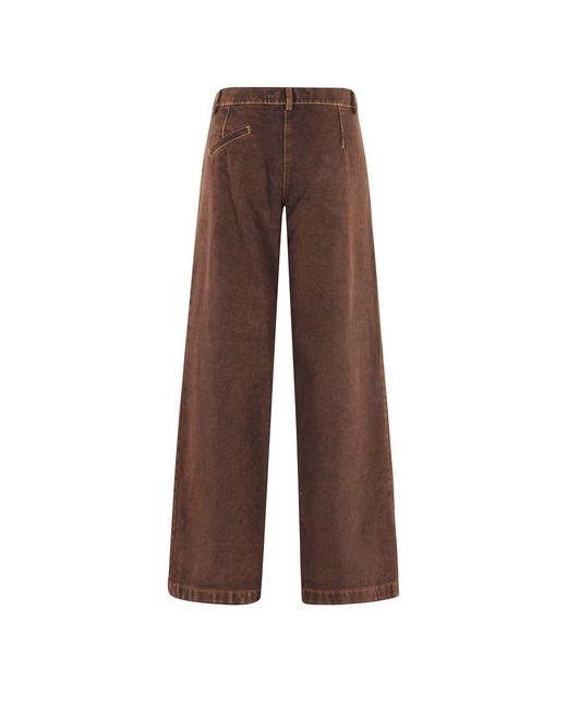 FEDERICA TOSI Brown Wide Jeans