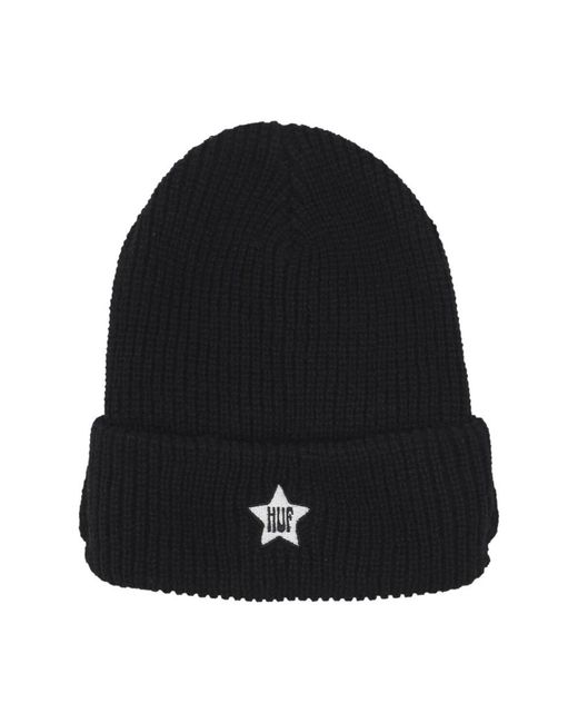 Huf Beanies in het Black voor heren