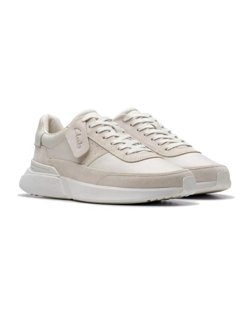 Clarks Gray Sneakers for men