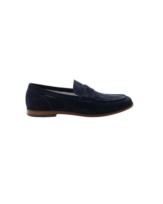 Stonefly Blue Loafers for men