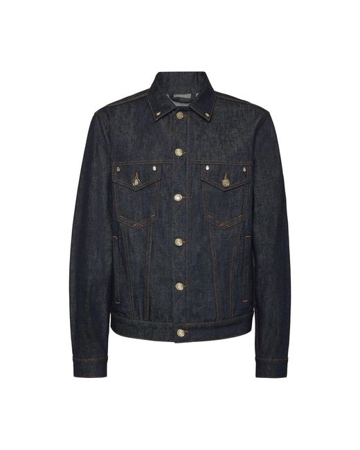Billionaire Blue Denim Jackets for men