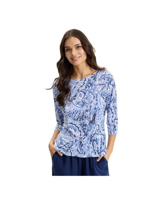 iN FRONT Blue Blouses