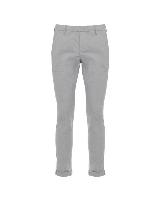 Dondup Chino Broek in het Gray voor heren