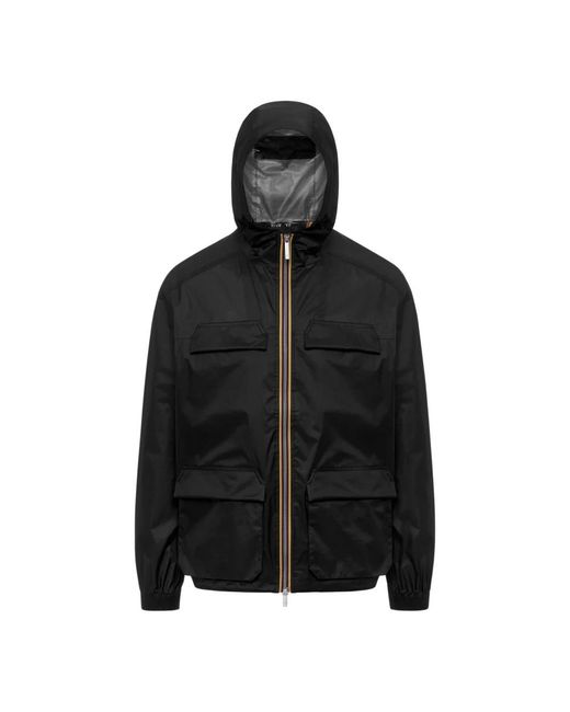 K-Way Black Light Jackets for men