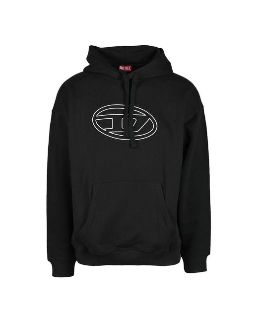DIESEL Baumwoll-Sweatshirt Modell in Black für Herren