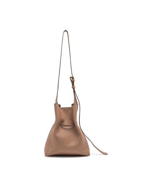 Gianni Chiarini Brown Bucket Bags