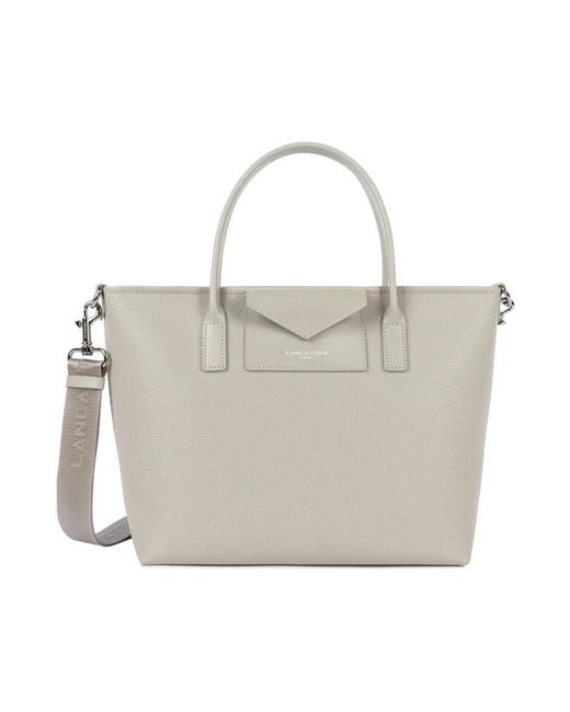 Lancaster Gray Shopping Bags