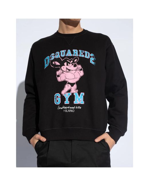 DSquared² Sweatshirts in het Black voor heren