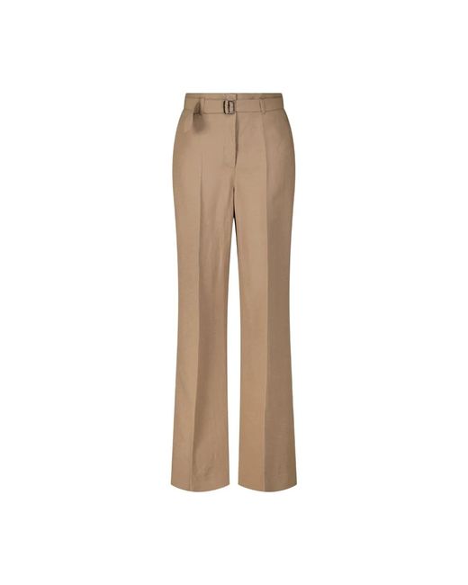 RAFFAELLO ROSSI Wide Trousers in het Natural