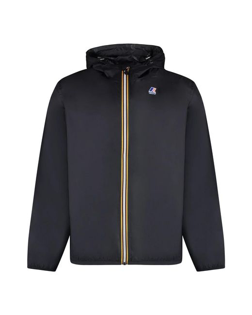 K-Way Blue Zip-Throughs for men