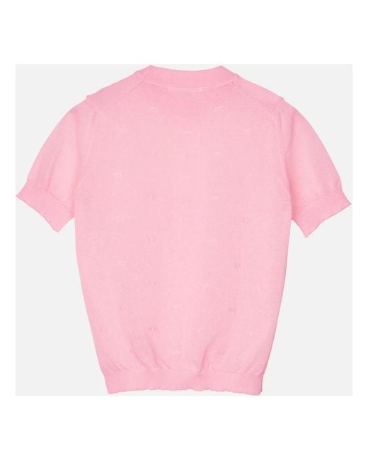 CECILIE BAHNSEN Pink Round-Neck Knitwear