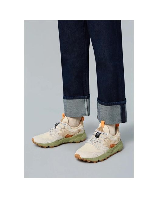 Flower Mountain Natural Sneakers