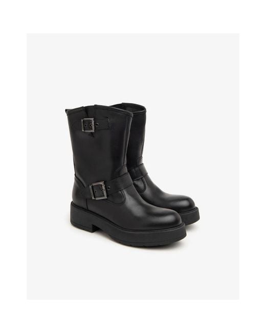 Nero Giardini Black Ankle Boots