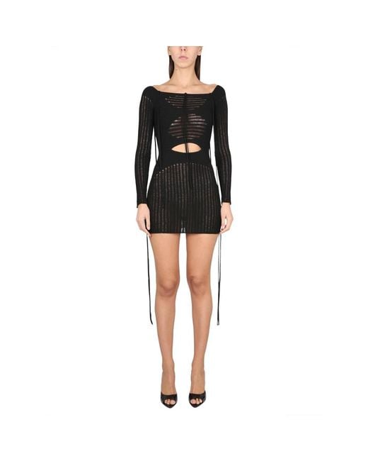 ANDREA ADAMO Black Short Dresses