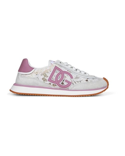 Dolce & Gabbana Purple Sneakers