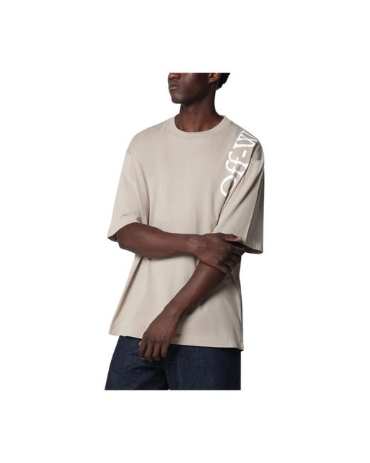 Off-White c/o Virgil Abloh Natural Oversized Tops for men