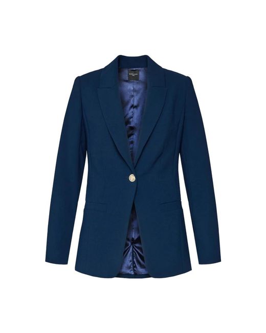 Guess Blue Raffinierter blazer für moderne männer