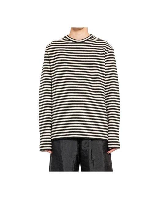 Jil Sander Gray Long Sleeve T-Shirts for men