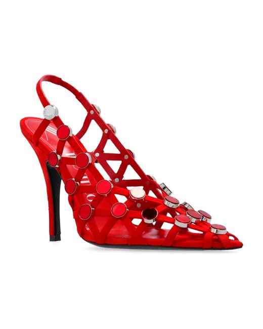 Shoes > heels > pumps The Attico en coloris Red