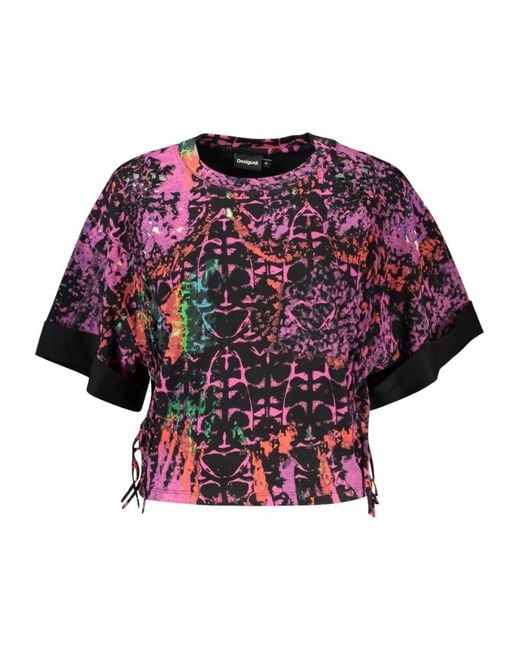 Desigual Purple T-Shirts
