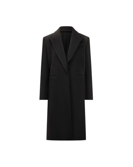 Givenchy Single-Breasted Coats in het Black
