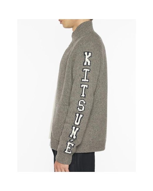 Maison Kitsuné Gray Cardigans for men