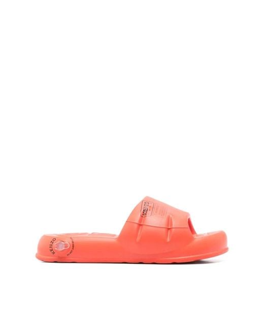 KENZO Pink Sliders for men