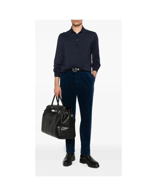 Brunello Cucinelli Blue Slim-Fit Trousers for men