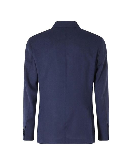 Santaniello Blue Blazers for men