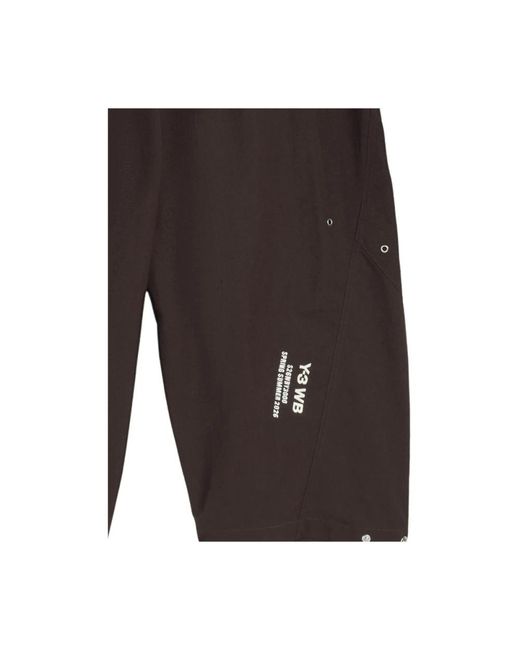 Y-3 Black Casual Shorts for men