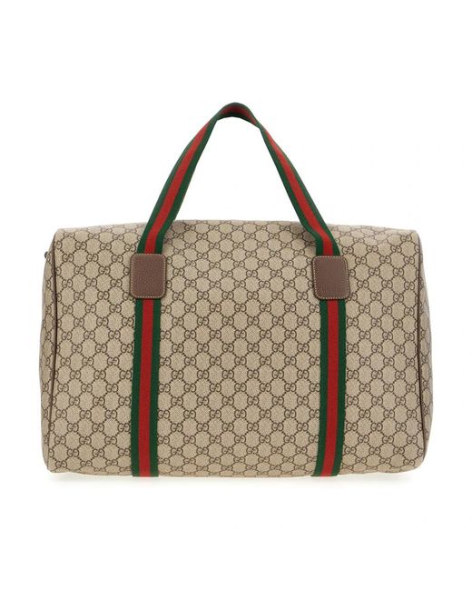 Gucci Brown Weekend Bags for men