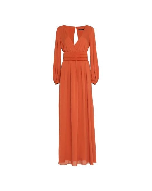 Max Mara Orange Gowns