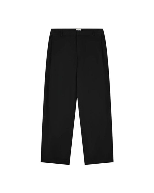 Arte' Black Wide Trousers for men