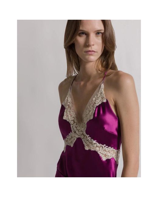 Alberta Ferretti Purple Sleeveless Tops
