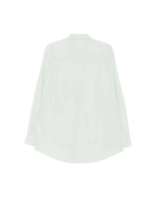 Auralee Super Fijne Katoenen Lawn Blouse in het White voor heren
