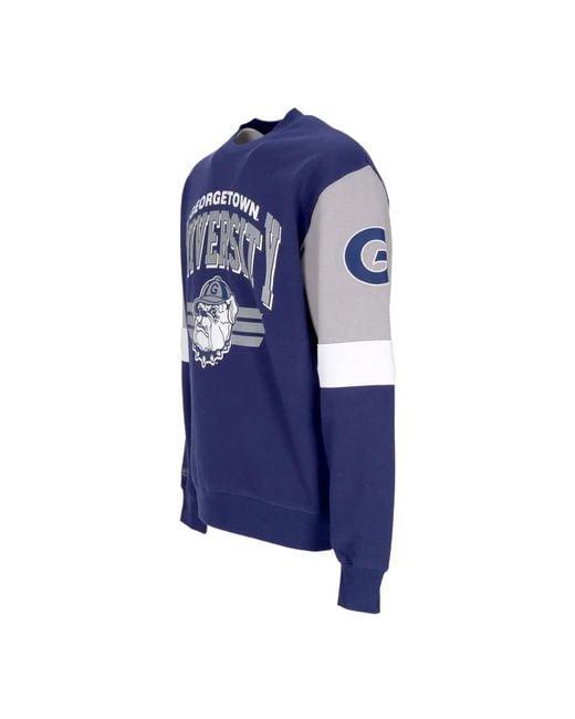 Mitchell & Ness Blue Sweatshirts for men