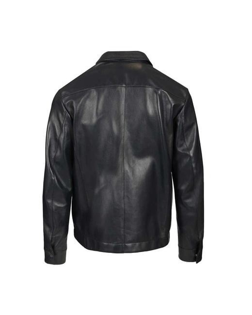 Tom Ford Black Leather Jackets for men