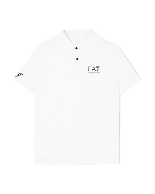 EA7 Polo in het White voor heren