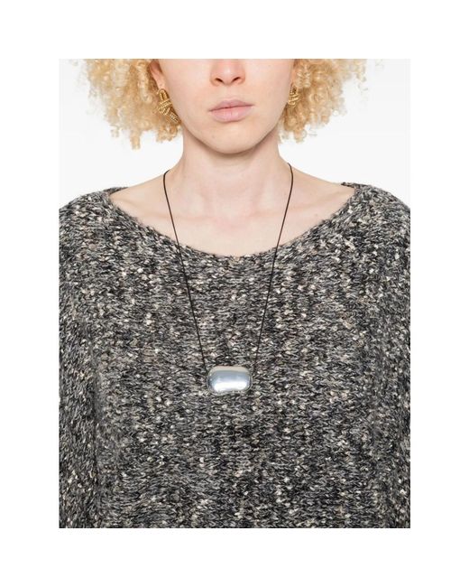Twinset Gray Schwarze Pullover Set