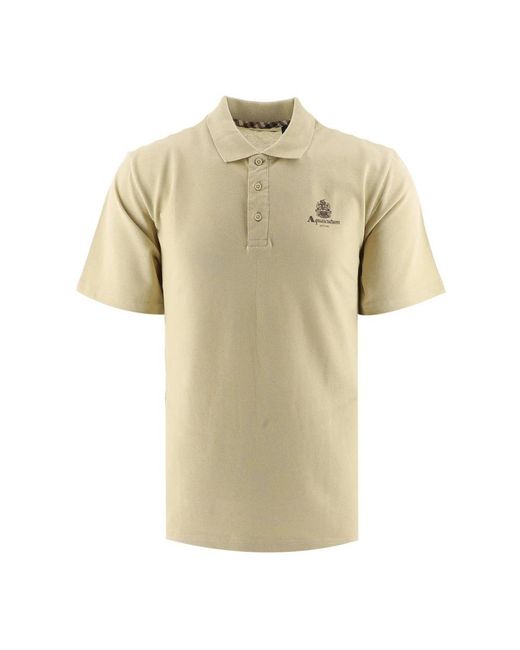 Aquascutum Natural Polo Shirts for men